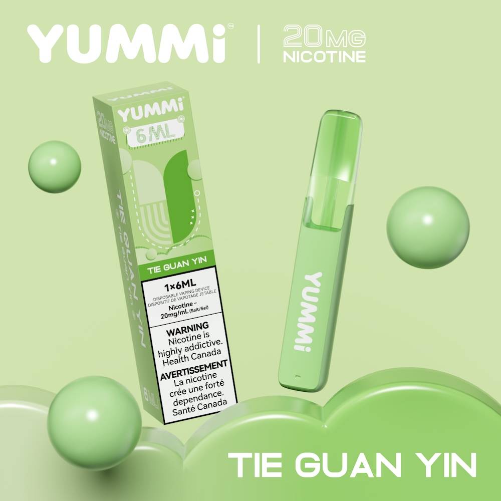 YUMMI Dash Tie Guan Yin | 20mg 2500 Puffs Iced Tea Vape Yummivape YUMMI Dash Tie Guan Yin | 20mg 2500 Puffs Iced Tea Vape Yummivape
