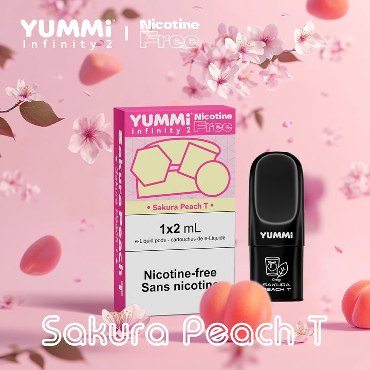 YUMMI 0MG Nicotine free vape pod sakura grape y
