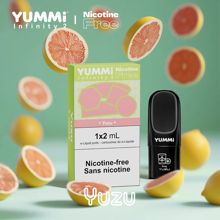 YUMMI 0MG Nicotine free vape pod yuzu