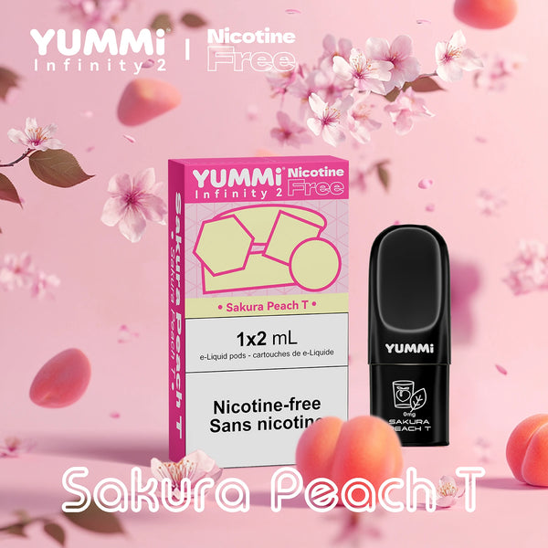 YUMMI Prefilled Pods 0mg - Sakura Peach T
