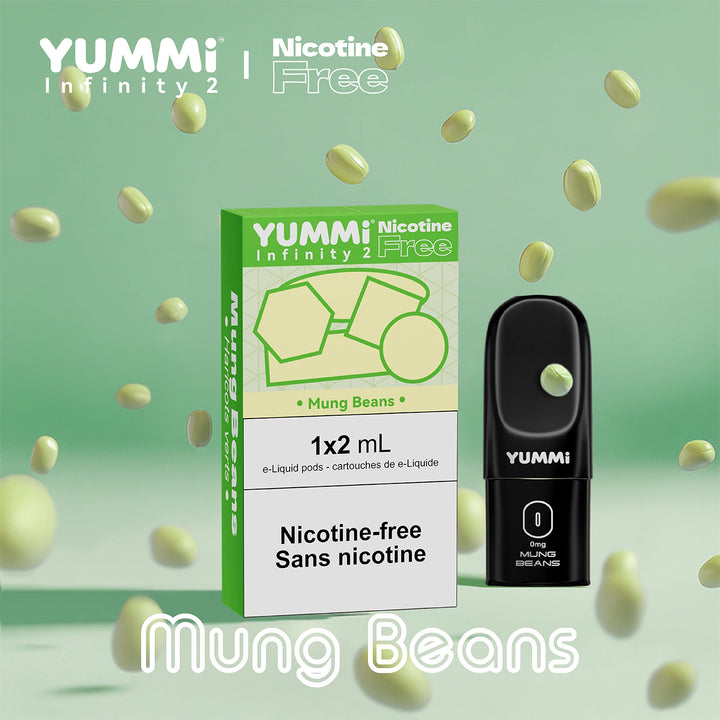 YUMMI 0MG Nicotine free vape pod mung beans