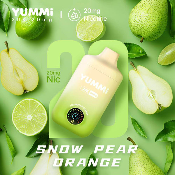 YUMMI 20K Disposable Vape - Snow Pear Orange (20mg)