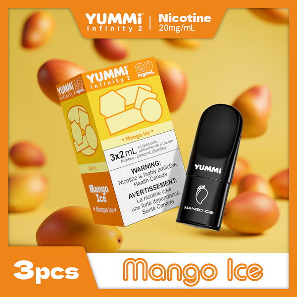 YUMMI Prefilled Pods 20mg (3pcs) - Mango Ice
