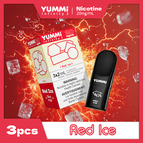 YUMMI Infinity 2 nicotine vape pod red ice