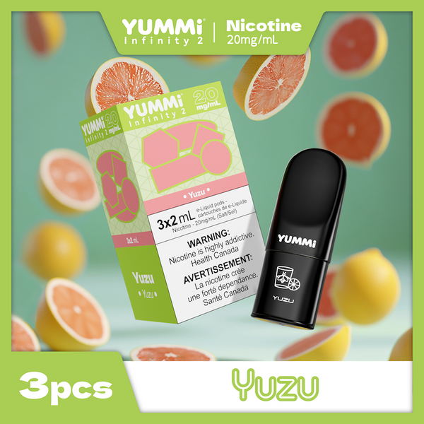 YUMMI Infinity 2 nicotine vape pod yuzu